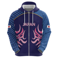 Twenty20 Japan Cricket Custom Hoodie Retro Blue Version - Wonder Print Shop
