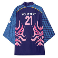 Twenty20 Japan Cricket Custom Kimono Retro Blue Version - Wonder Print Shop