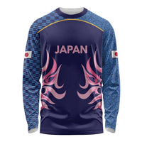 Twenty20 Japan Cricket Custom Long Sleeve Shirt Retro Blue Version - Wonder Print Shop