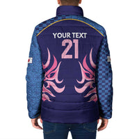 Twenty20 Japan Cricket Custom Padded Jacket Retro Blue Version - Wonder Print Shop