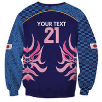 Twenty20 Japan Cricket Custom Sweatshirt Retro Blue Version - Wonder Print Shop