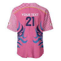 Twenty20 Japan Cricket Custom Baseball Jersey Retro Pink Version - Wonder Print Shop
