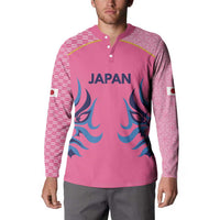 Twenty20 Japan Cricket Custom Button Sweatshirt Retro Pink Version - Wonder Print Shop