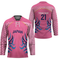 Twenty20 Japan Cricket Custom Hockey Jersey Retro Pink Version - Wonder Print Shop
