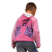 Twenty20 Japan Cricket Custom Kid Hoodie Retro Pink Version - Wonder Print Shop