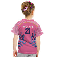 Twenty20 Japan Cricket Custom Kid T Shirt Retro Pink Version - Wonder Print Shop