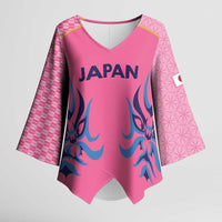 Twenty20 Japan Cricket Custom Kimono Sleeve Blouse Retro Pink Version - Wonder Print Shop