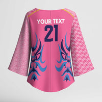 Twenty20 Japan Cricket Custom Kimono Sleeve Blouse Retro Pink Version - Wonder Print Shop