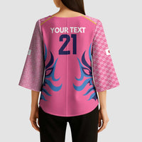 Twenty20 Japan Cricket Custom Kimono Sleeve Blouse Retro Pink Version - Wonder Print Shop
