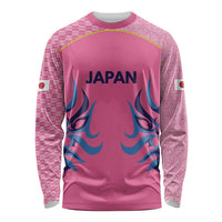 Twenty20 Japan Cricket Custom Long Sleeve Shirt Retro Pink Version - Wonder Print Shop