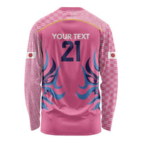 Twenty20 Japan Cricket Custom Long Sleeve Shirt Retro Pink Version - Wonder Print Shop