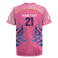 Twenty20 Japan Cricket Custom Rugby Jersey Retro Pink Version - Wonder Print Shop