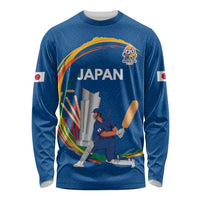 Custom Cricket Japan East Asia-Pacific Long Sleeve Shirt Japan Momentum Unleashed - Wonder Print Shop