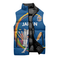 Custom Cricket Japan East Asia-Pacific Sleeveless Puffer Jacket Japan Momentum Unleashed - Wonder Print Shop
