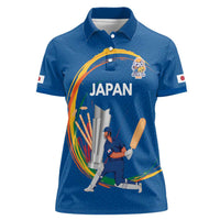 Custom Cricket Japan East Asia-Pacific Women Polo Shirt Japan Momentum Unleashed - Wonder Print Shop