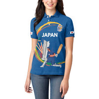 Custom Cricket Japan East Asia-Pacific Women Polo Shirt Japan Momentum Unleashed - Wonder Print Shop