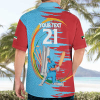Custom Cricket Kuwait East Asia-Pacific Hawaiian Shirt Kuwait Chase for Triumph - Wonder Print Shop