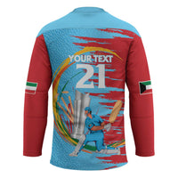 Custom Cricket Kuwait East Asia-Pacific Hockey Jersey Kuwait Chase for Triumph - Wonder Print Shop