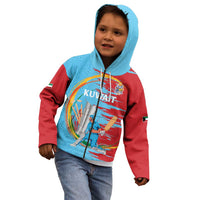Custom Cricket Kuwait East Asia-Pacific Kid Hoodie Kuwait Chase for Triumph - Wonder Print Shop