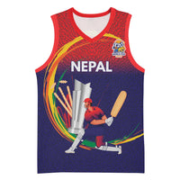 Custom Cricket Nepal East Asia-Pacific Basketball Jersey Nepal Cricket Crown Quest - Wonder Print Shop