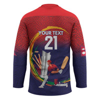 Custom Cricket Nepal East Asia-Pacific Hockey Jersey Nepal Cricket Crown Quest - Wonder Print Shop