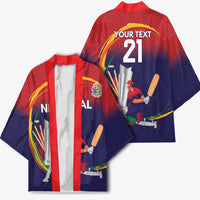 Custom Cricket Nepal East Asia-Pacific Kimono Nepal Cricket Crown Quest - Wonder Print Shop