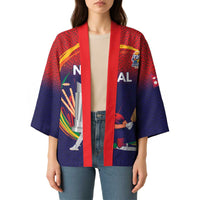 Custom Cricket Nepal East Asia-Pacific Kimono Nepal Cricket Crown Quest - Wonder Print Shop