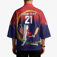 Custom Cricket Nepal East Asia-Pacific Kimono Nepal Cricket Crown Quest - Wonder Print Shop