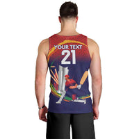 Custom Cricket Nepal East Asia-Pacific Men Tank Top Nepal Cricket Crown Quest - Wonder Print Shop