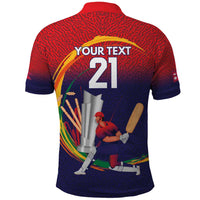 Custom Cricket Nepal East Asia-Pacific Polo Shirt Nepal Cricket Crown Quest - Wonder Print Shop