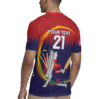 Custom Cricket Nepal East Asia-Pacific Rugby Jersey Nepal Cricket Crown Quest - Wonder Print Shop