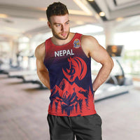 Custom Cricket Nepal East Asia-Pacific Men Tank Top Nepal Rhinos Twenty20 - Wonder Print Shop