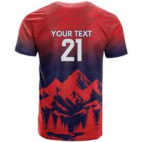 Custom Cricket Nepal East Asia-Pacific T Shirt Nepal Rhinos Twenty20 - Wonder Print Shop