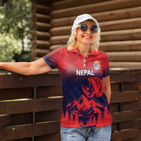 Custom Cricket Nepal East Asia-Pacific Women Polo Shirt Nepal Rhinos Twenty20 - Wonder Print Shop