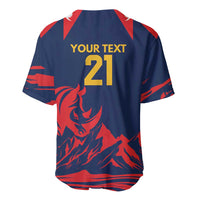 Custom Cricket Nepal East Asia-Pacific Baseball Jersey Nepal Rhinos Champions - Wonder Print Shop