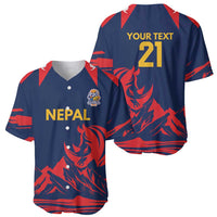 Custom Cricket Nepal East Asia-Pacific Baseball Jersey Nepal Rhinos Champions - Wonder Print Shop