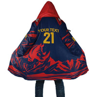 Custom Cricket Nepal East Asia-Pacific Cloak Nepal Rhinos Champions - Wonder Print Shop
