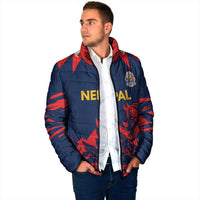 Custom Cricket Nepal East Asia-Pacific Padded Jacket Nepal Rhinos Champions - Wonder Print Shop