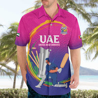 Custom Cricket UAE East Asia-Pacific Hawaiian Shirt United Arab Emirates Champions Pride - Wonder Print Shop