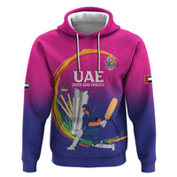 Custom Cricket UAE East Asia-Pacific Hoodie United Arab Emirates Champions Pride - Wonder Print Shop