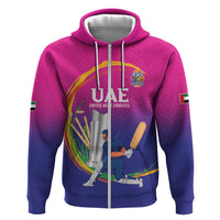 Custom Cricket UAE East Asia-Pacific Hoodie United Arab Emirates Champions Pride - Wonder Print Shop
