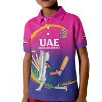 Custom Cricket UAE East Asia-Pacific Kid Polo Shirt United Arab Emirates Champions Pride - Wonder Print Shop