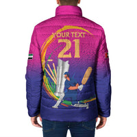 Custom Cricket UAE East Asia-Pacific Padded Jacket United Arab Emirates Champions Pride - Wonder Print Shop