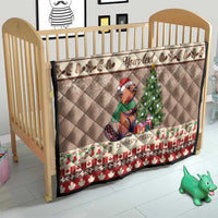 Personalized Beaver-y Merry Quilt Canada Merry Christmas Beavers - Wonder Print Shop