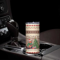 Personalized Beaver-y Merry Skinny Tumbler Canada Merry Christmas Beavers - Wonder Print Shop