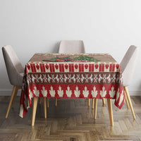 Personalized Beaver-y Merry Tablecloth Canada Merry Christmas Beavers - Wonder Print Shop