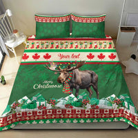 Personalized Merry Christmoose Bedding Set Canada Merry Christmas Moose LT9 - Wonder Print Shop