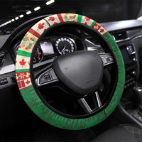 Merry Christmoose Steering Wheel Cover Canada Merry Christmas Moose - Wonder Print Shop