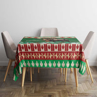 Personalized Merry Christmoose Tablecloth Canada Merry Christmas Moose - Wonder Print Shop