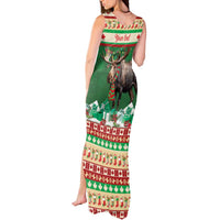 Personalized Merry Christmoose Tank Maxi Dress Canada Merry Christmas Moose - Wonder Print Shop